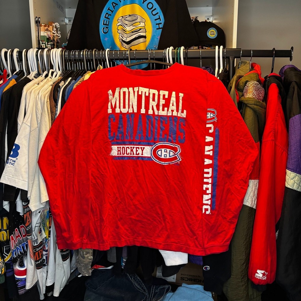 Montreal Canadiens NHL Long Sleeve Graphic Shirt XL